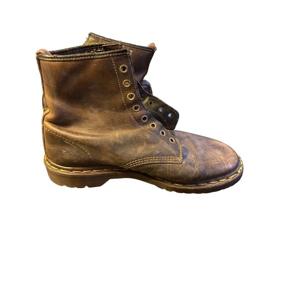 Dr. Martens Vintage Leather Boots Size 10 - Emo Boots That Have Seen It All - Picture 2 of 12